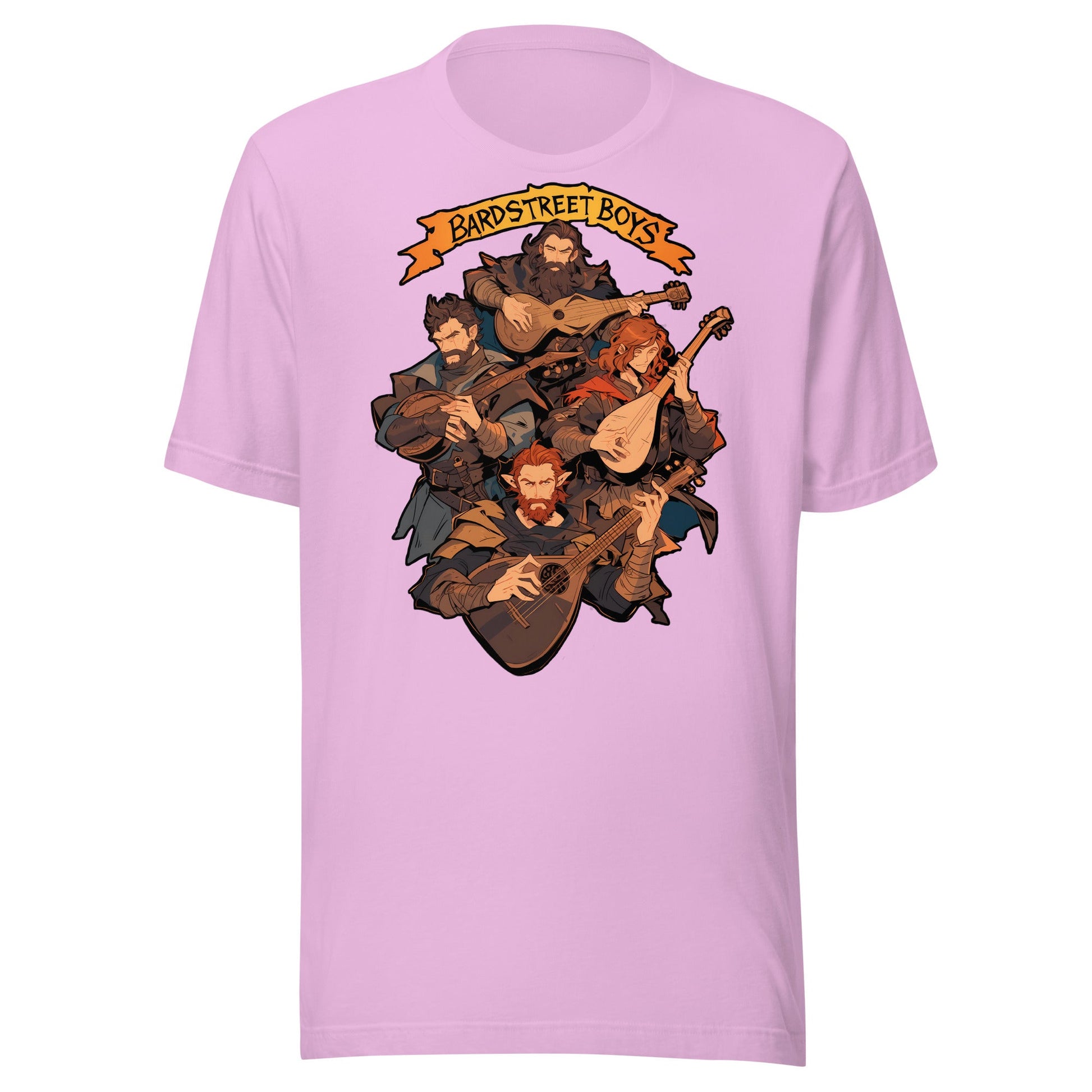 Bardstreet Boys Bard T shirt for Dungeons and Dragons Fans - Roll For Treasures