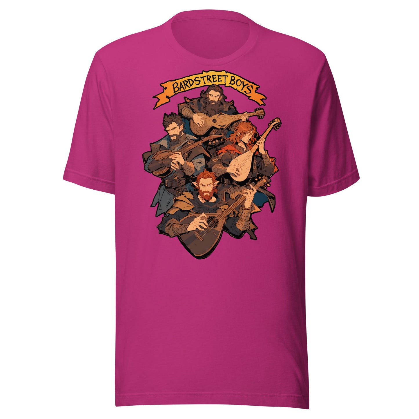 Bardstreet Boys Bard T shirt for Dungeons and Dragons Fans - Roll For Treasures