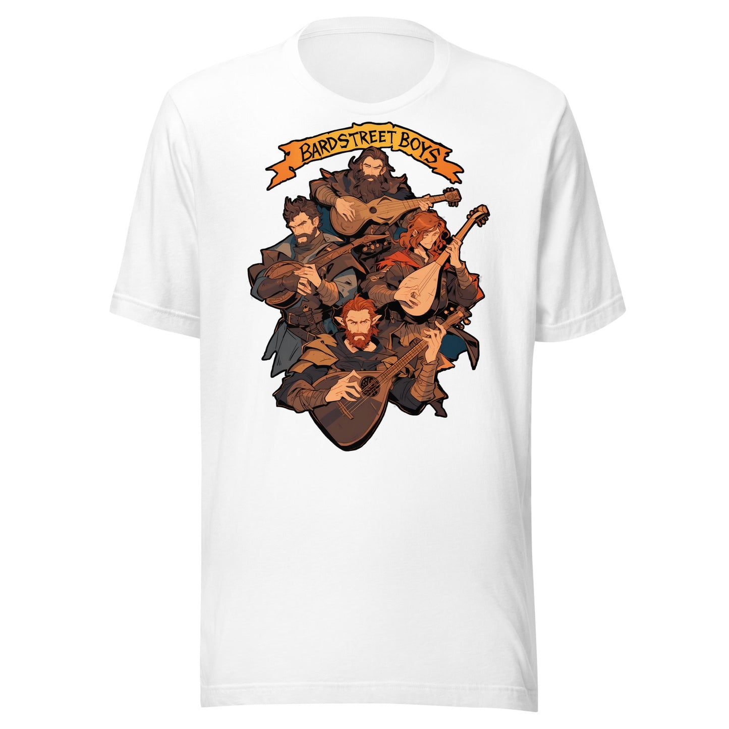 Bardstreet Boys Bard T shirt for Dungeons and Dragons Fans - Roll For Treasures