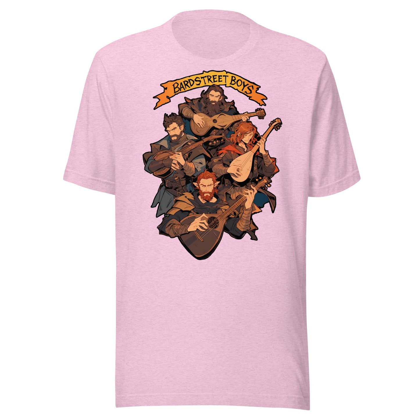 Bardstreet Boys Bard T shirt for Dungeons and Dragons Fans - Roll For Treasures