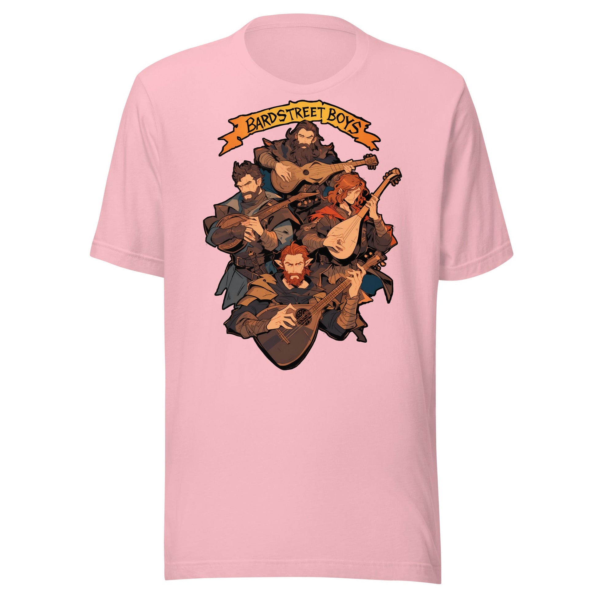 Bardstreet Boys Bard T shirt for Dungeons and Dragons Fans - Roll For Treasures