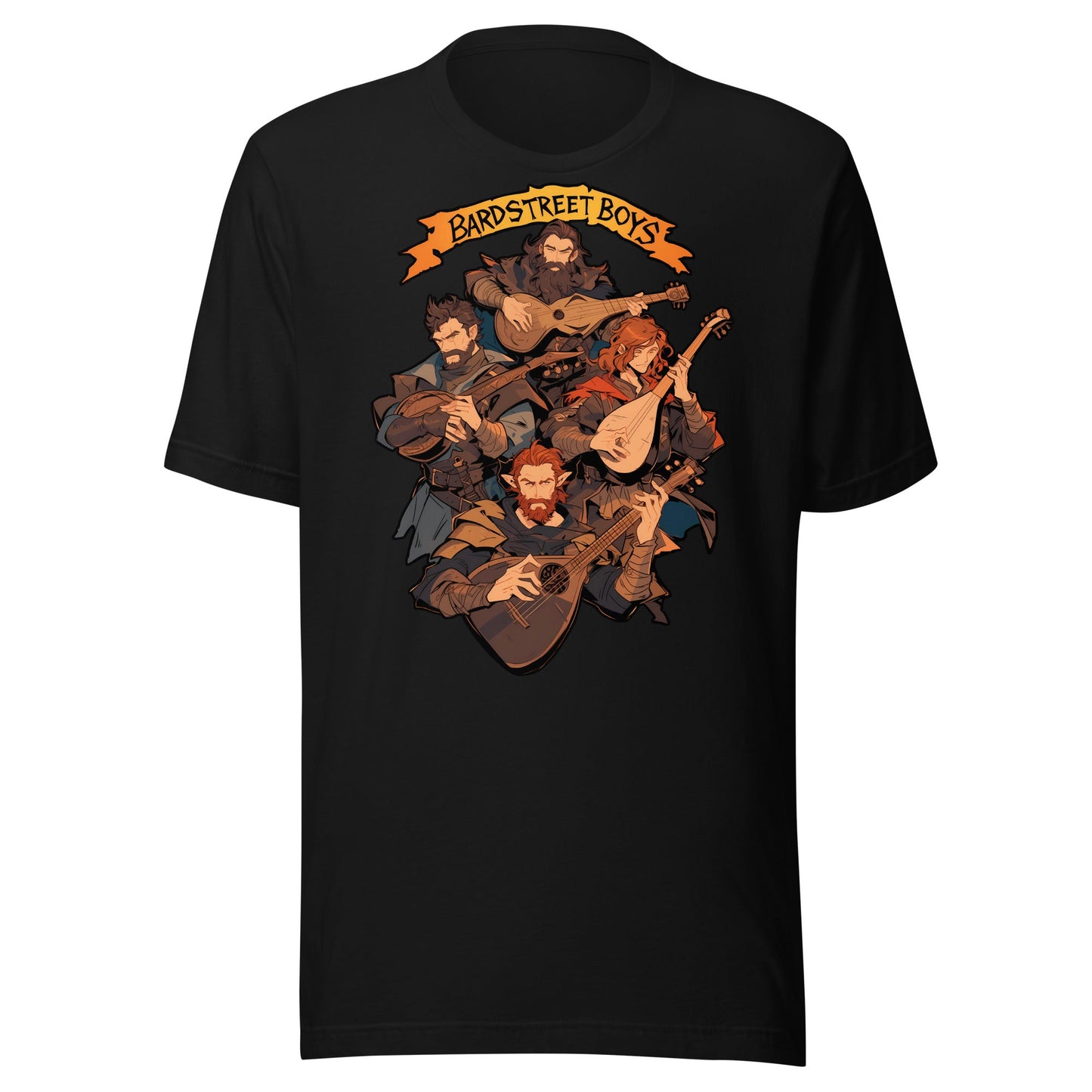 Bardstreet Boys Bard T shirt for Dungeons and Dragons Fans - Roll For Treasures