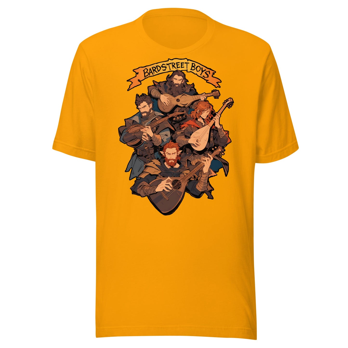 Bardstreet Boys Bard T shirt for Dungeons and Dragons Fans - Roll For Treasures