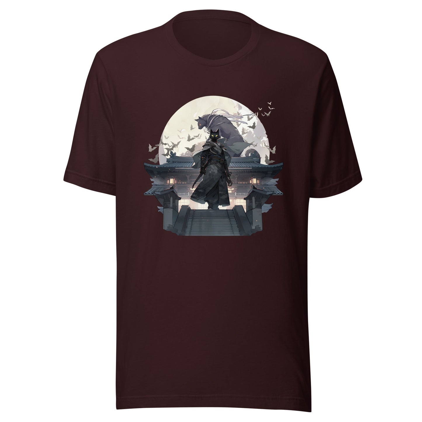 Black Cat Warrior Moon Shirt - Roll For Treasures