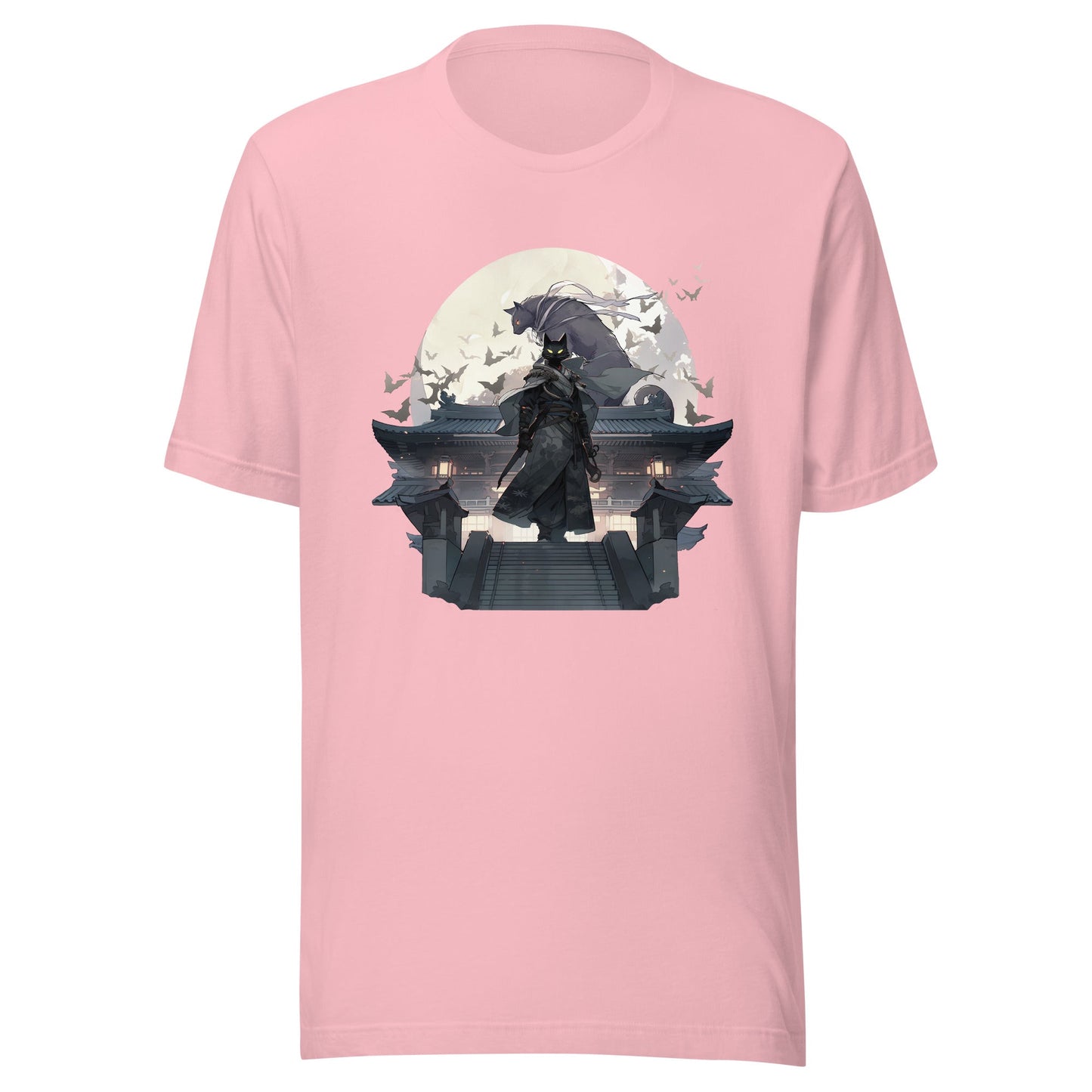 Black Cat Warrior Moon Shirt - Roll For Treasures