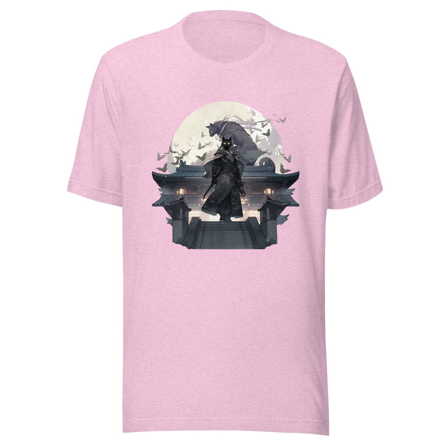 Black Cat Warrior Moon Shirt - Roll For Treasures