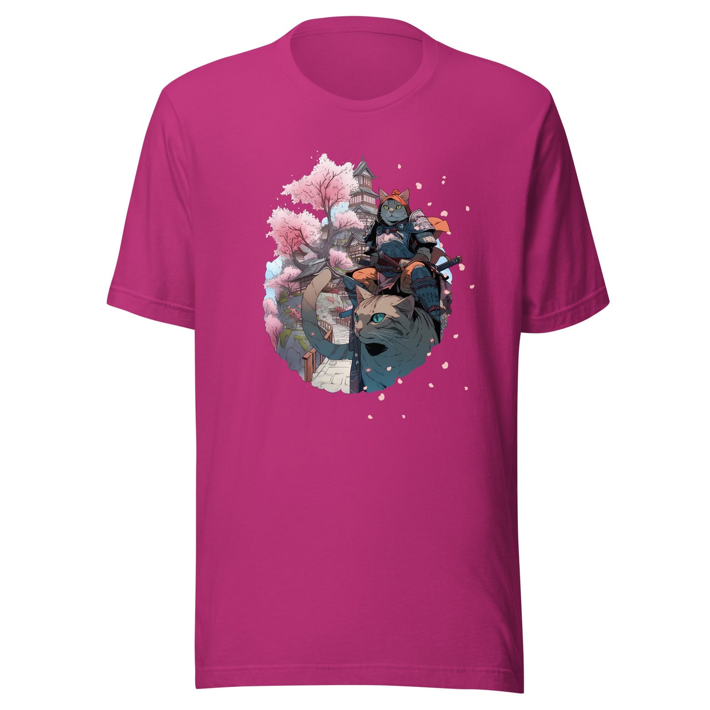 Cat Warrior Blossom Shirt - Roll For Treasures