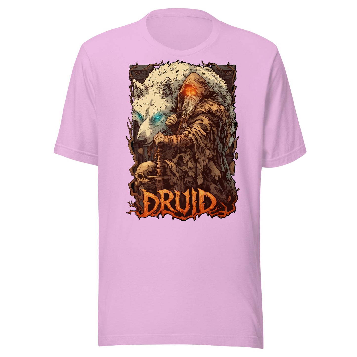 Druid Wolf Shirt - Roll For Treasures