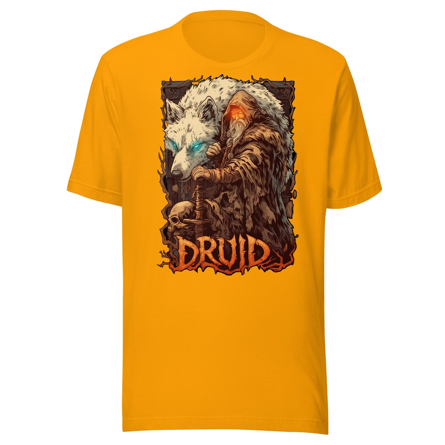 Druid Wolf Shirt - Roll For Treasures