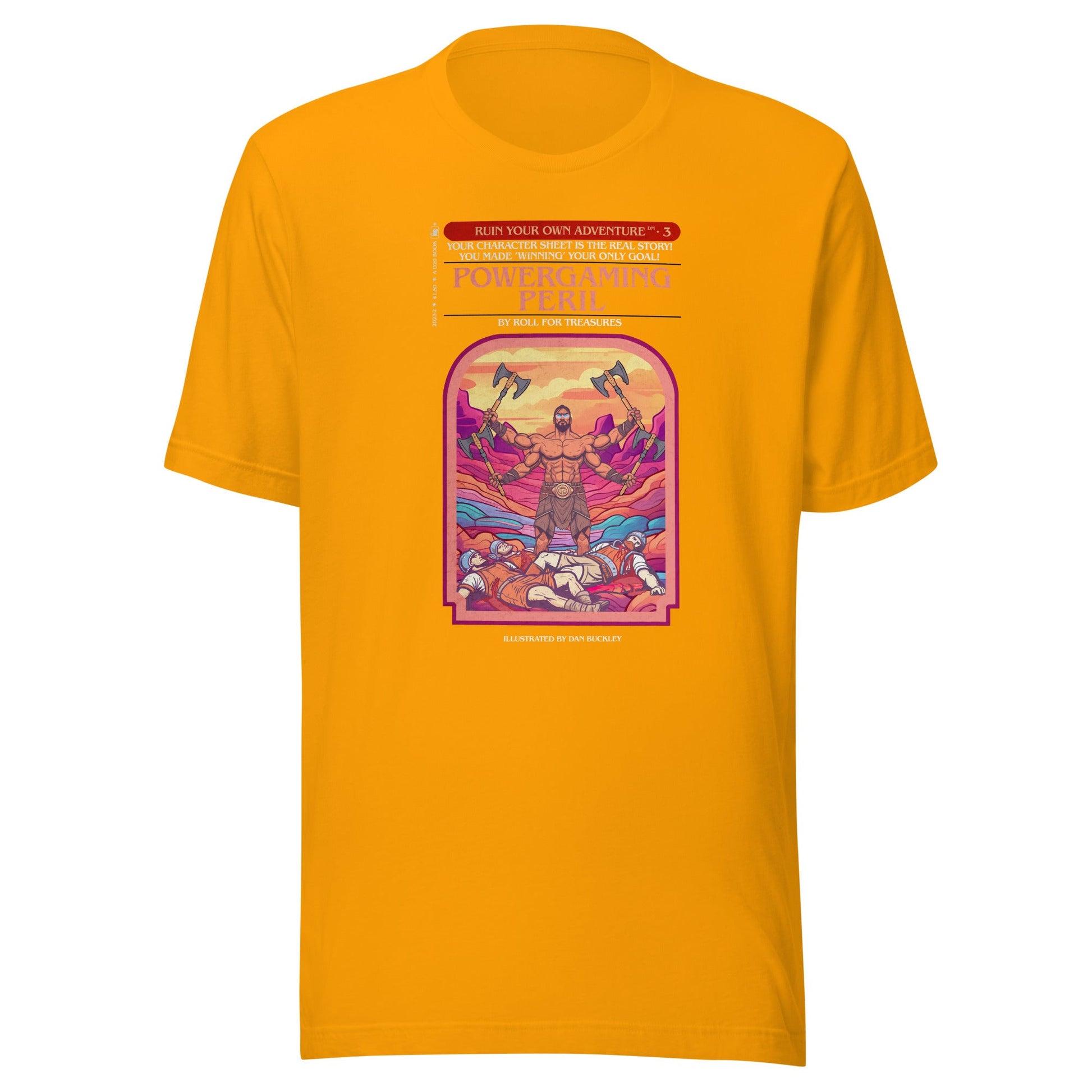 Powergaming Peril Ruin Your Own Adventure Shirt For Dungeons and Dragons Fans - Roll For Treasures