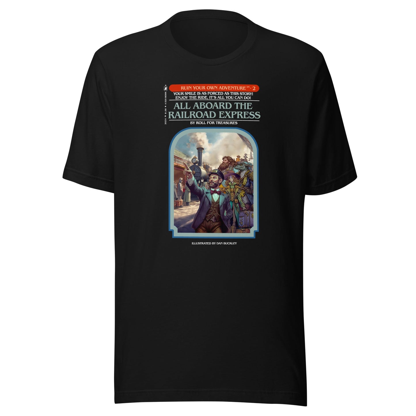 Railroad Express Shirt Ruin Your Own Adventure for Dungeons and Dragons Fans - Roll For Treasures