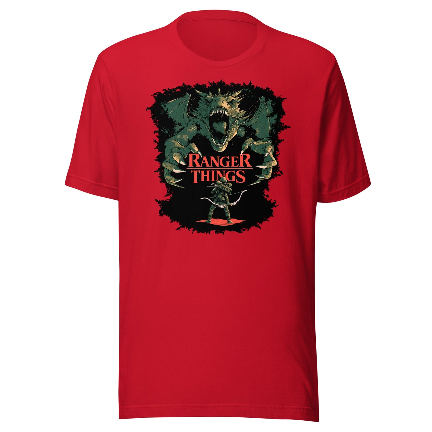 Ranger Things T-Shirt for Stranger Things Fans - Roll For Treasures