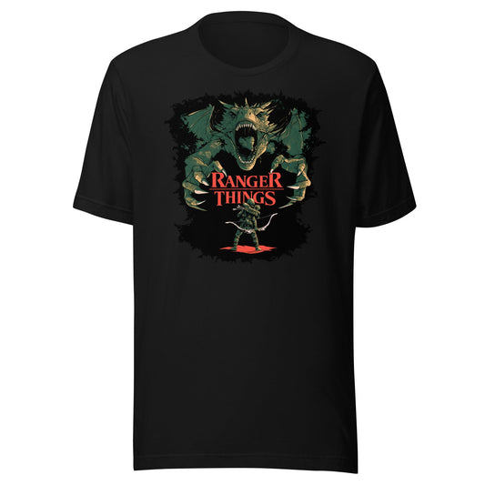 Ranger Things T-Shirt for Stranger Things Fans - Roll For Treasures