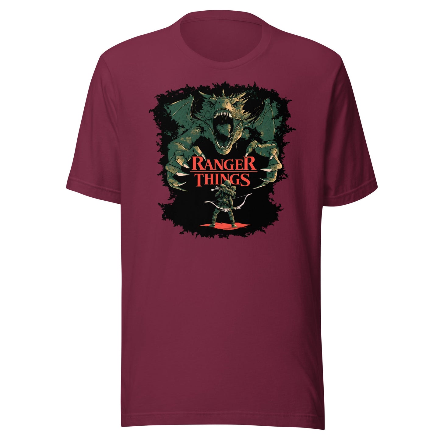 Ranger Things T-Shirt for Stranger Things Fans - Roll For Treasures