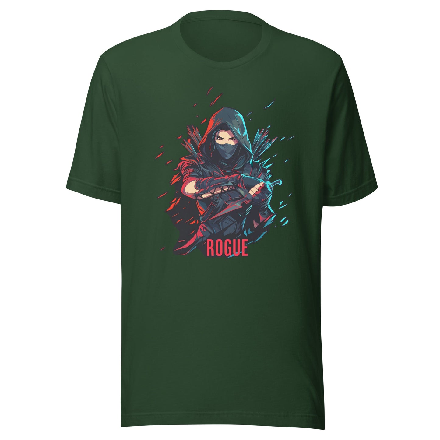 Rogue Shirt for Dungeons and Dragons Fans - Roll For Treasures